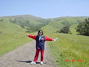 Swina on the way to Misson Peak