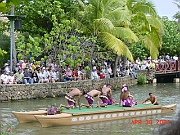 Canoe Pageant at Polynesian Cultural Central