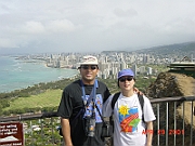 Swina and Bhawani at Diamond Head