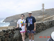 Swina and Bhawani at east O'ahu