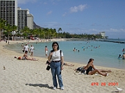 Swina at Waikiki Beach