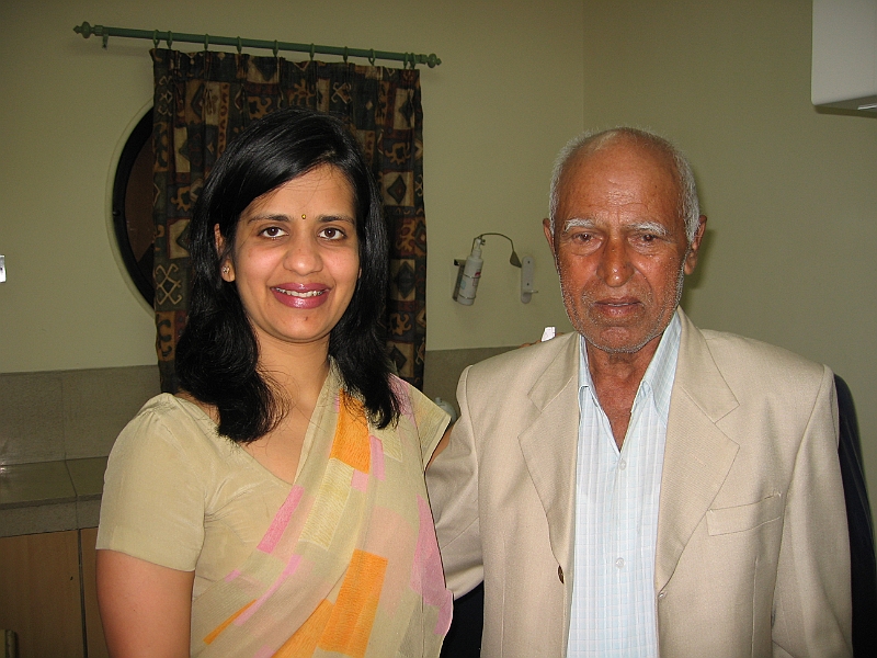 07-03-19-212232.JPG - Dr Uma Mallaiah - an Ophthalmologist at Appllo Delhi and a close friend of my colleague's wife. Dr. Uma examined both of my parents and she was very helpful in refering them to other specialists.
