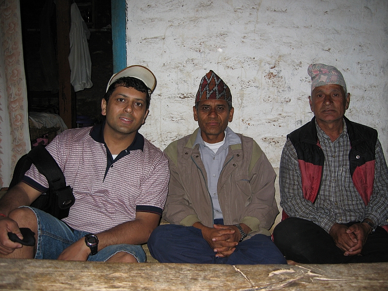 07-03-26-044430.JPG - Thulipokari's present headmaster - Dilli Ram Subedi and Original accountant of the school.