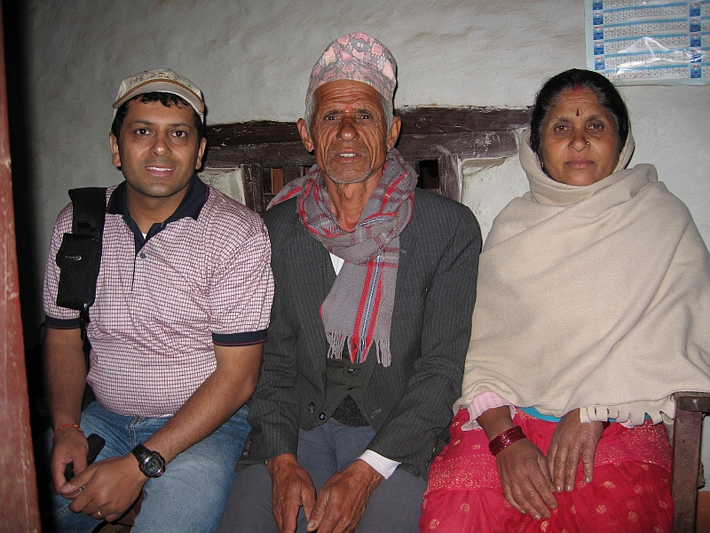 07-03-26-045215.JPG - A friend of my father - Durga Subedi and his wife. They lived in Makum when my father was in Digboi, Assam. I remember my father took me to their residence when I was in Digboi visiting my parents before going to China.