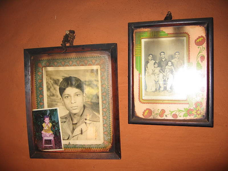 07-03-26-203205.JPG - Some of the pictures inside the house. I was 15 years old when that picture was taken. In the other family picture, I am on my Buwa's lap. Didi is on my Aama's lap. Both of my parents looked very young.