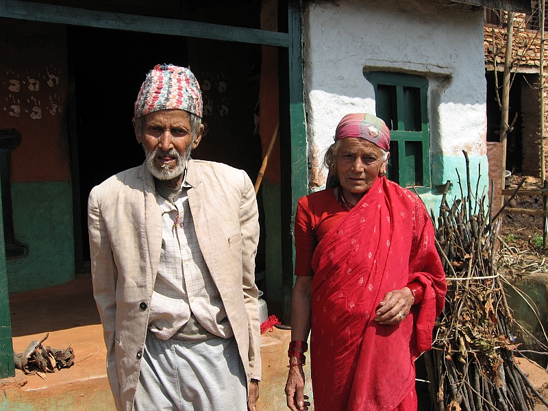 07-03-27-001944.JPG - Not 100% sure but they are parents of Tikaram Sapkota's in Dhandshuwara.