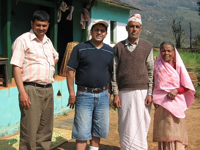 07-03-27-005459.JPG - Yadu's prents. Yadu was my classmate in high school and pokhara campus.