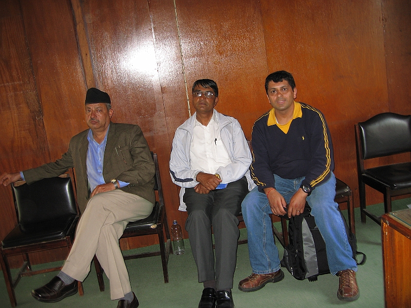 07-03-31-233032.JPG - In the middle is J.N. Thapaliya, Campus Chief of Saptagandaki Multiple Campus. My brother Khem is also a lecturer in the same campus.