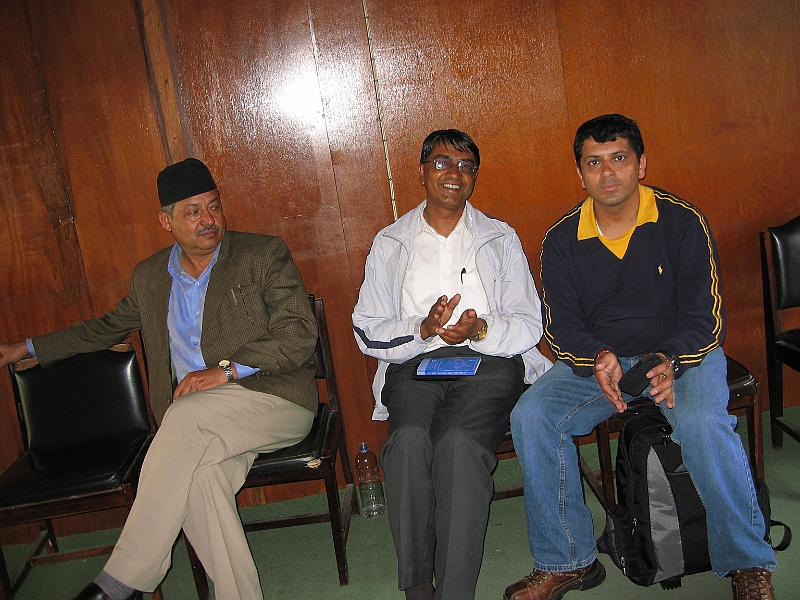 07-03-31-233040.JPG - In the middle is J.N. Thapaliya, Campus Chief of Saptagandaki Multiple Campus. My brother Khem is also a lecturer in the same campus.
