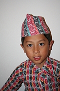 Malin on Nepali Cloth