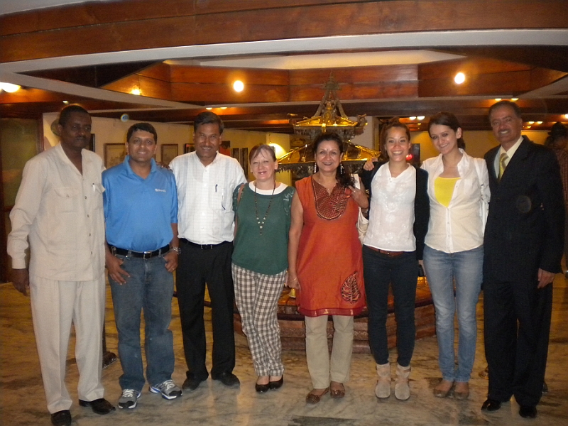11-10-16-205241.JPG - ???, Bhawani, Bijaya Mallapati, Gaby Mallapaty, Soma Pant, Smriti Mallapati, Shreeya Pant, Lok Pant  - Annapuran Hotel Lobby