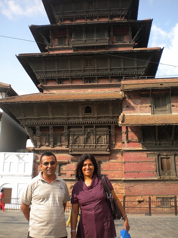 11-10-17-151028.JPG - Ishwari Gyawali and his wife in Basantpur