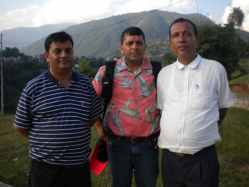 11-10-09-164510.JPG - Megh Nath Subedi and Haris Chandra Sapkota - two of my high school classmates.