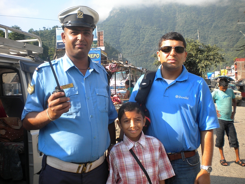 11-10-08-083737.JPG - Purna - a traffic police in Mugling - Bhawani's cousin - dad's sister's son.