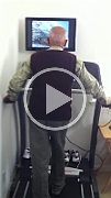 Prem's father on Treadmill